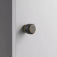 40 x 30mm / Brass / Solid Brass Luxe Doorware - Chandler Knurled Brass Door Stop - Brass
