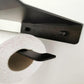 Bayside Luxe - Toilet Roll Holder and Phone Shelf in One - Matt Black and Silver - Baysideluxe