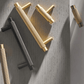 Bayside Luxe - Sorrento Knurled Bronze Brass Handle