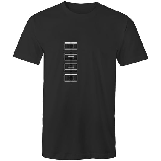 Black / Small Bayside Tennis T-Shirt