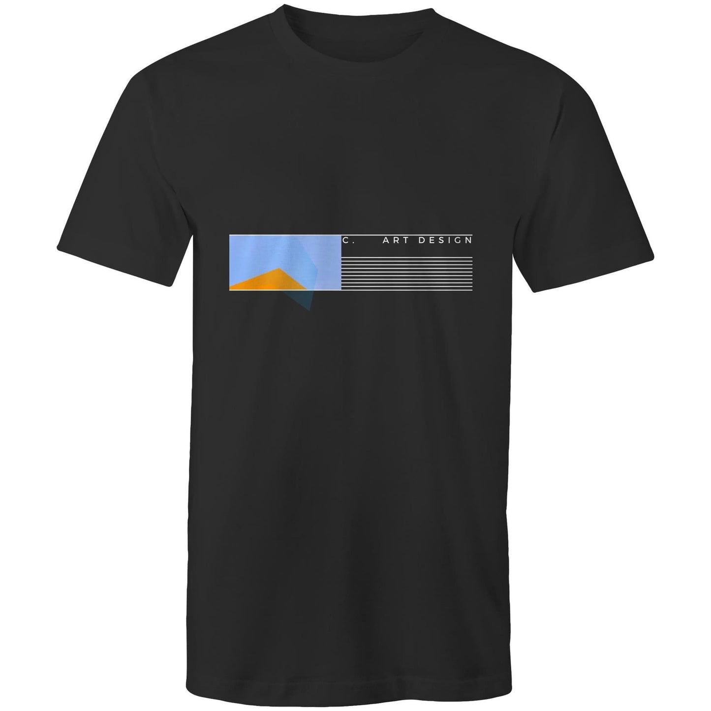 Black / Small C. Art Design - Horizon Mens T-Shirt