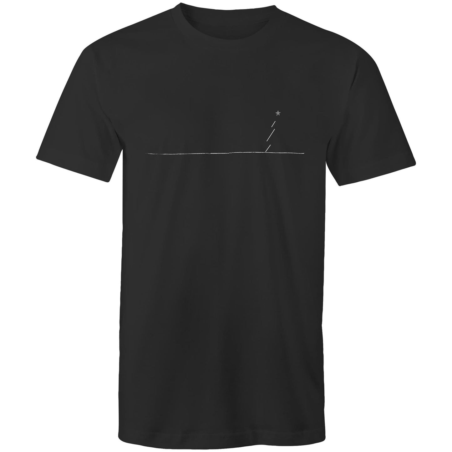 Black / Small Minimalist Xmas - Men's T-Shirt