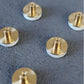 Cabinet Hardware 31 x 22mm / Brass and Marble / Solid Brass and Marble Bayside Luxe - The Luxe Marble Knob