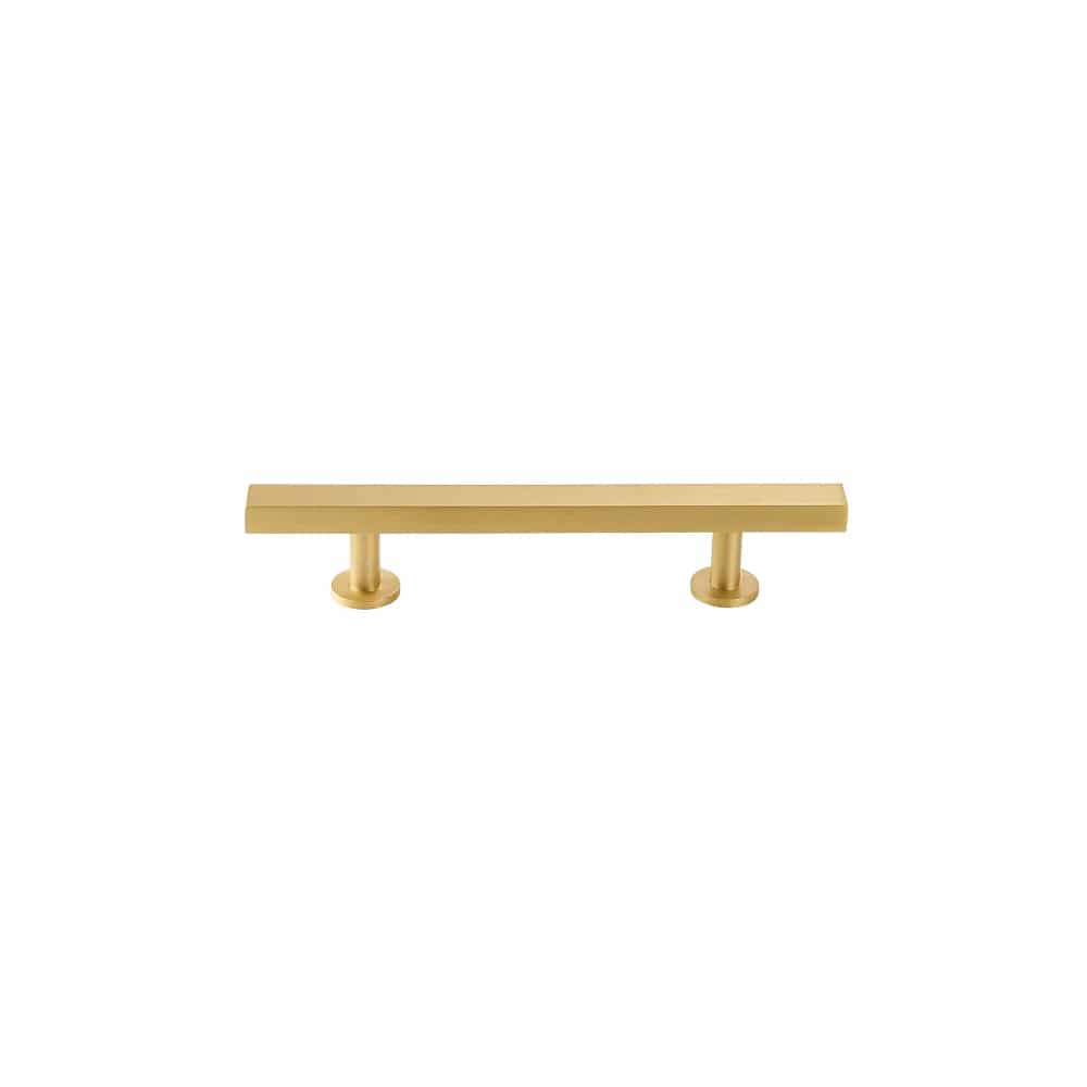 Cabinet Knobs & Handles 150 x 28mm (HS96) / Satin Brass / Solid Brass Bayside Luxe - Bellevue Brass Handles