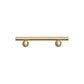 Cabinet Knobs & Handles 155 x 32mm (HS96) / Satin Brass / Solid Brass Bayside Luxe - Hamilton Brass Handles