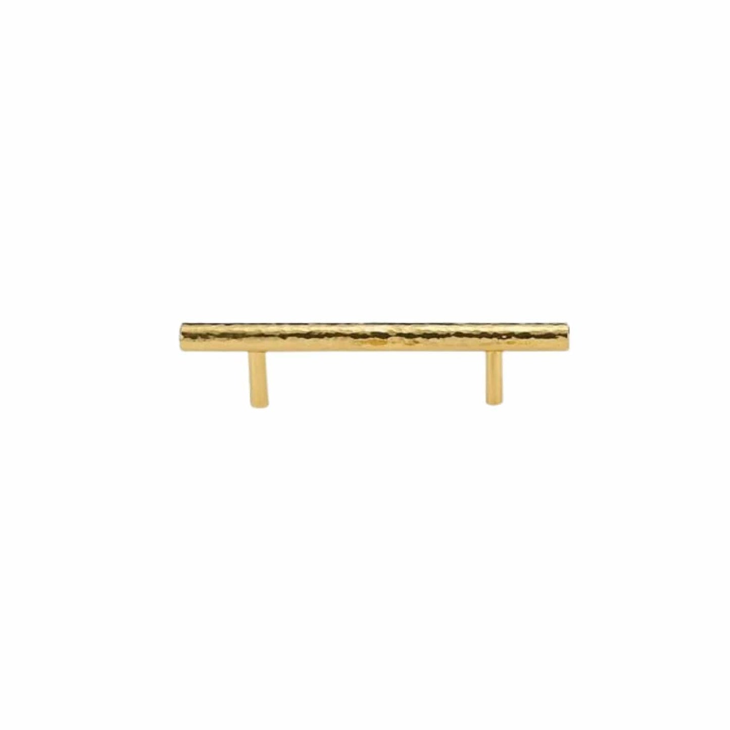 Cabinet Knobs & Handles 156 x 34mm (HS96) / Gold Hammer Finish / Solid Brass Bayside Luxe - Hobart Hammer Finish Handles