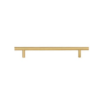 Cabinet Knobs & Handles 220 x 32mm (HS160) / Satin Brass / Solid Brass Bayside Luxe - Rose Bay Satin Brass Handles