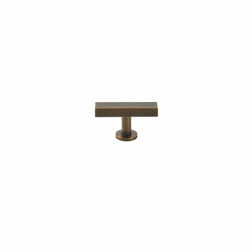 Cabinet Knobs & Handles 50 x 28mm T Bar / Bronze / Solid Brass Bayside Luxe - Bellevue Brass Handles