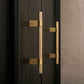 Cabinet Knobs & Handles Bayside Luxe - Scarborough Cross Knurled Handle - Brass