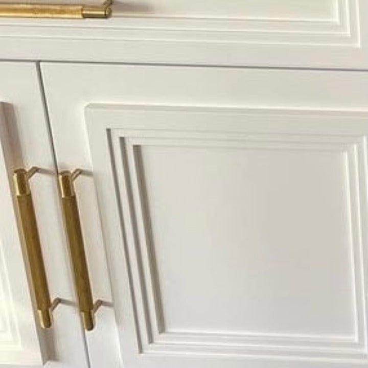 Cabinet Knobs & Handles Bayside Luxe - The Toorak - Golden Brass Luxe Door Handles 132mm - 260mm