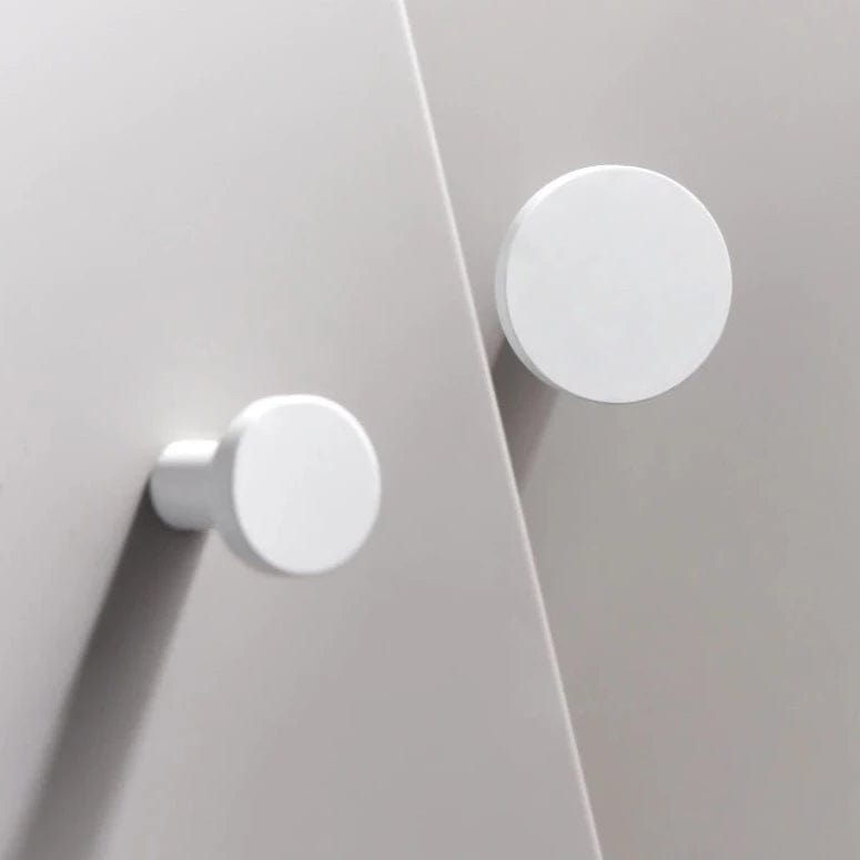 Cabinet Knobs & Handles Bayside Luxe - The White Range - Solid Brass Knob