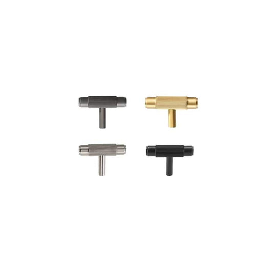 Cabinet Knobs & Handles Bayside Luxe - Toorak Brass T Bar Handles