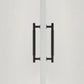 Cabinet Knobs & Handles Bayside Luxe - Toorak Linear Knurled Black Double Door Handle