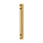 Cabinet Knobs & Handles Brass / Solid Brass Luxe Doorware - Toorak Door Pull - Handle with Back Plate - Solid Brass