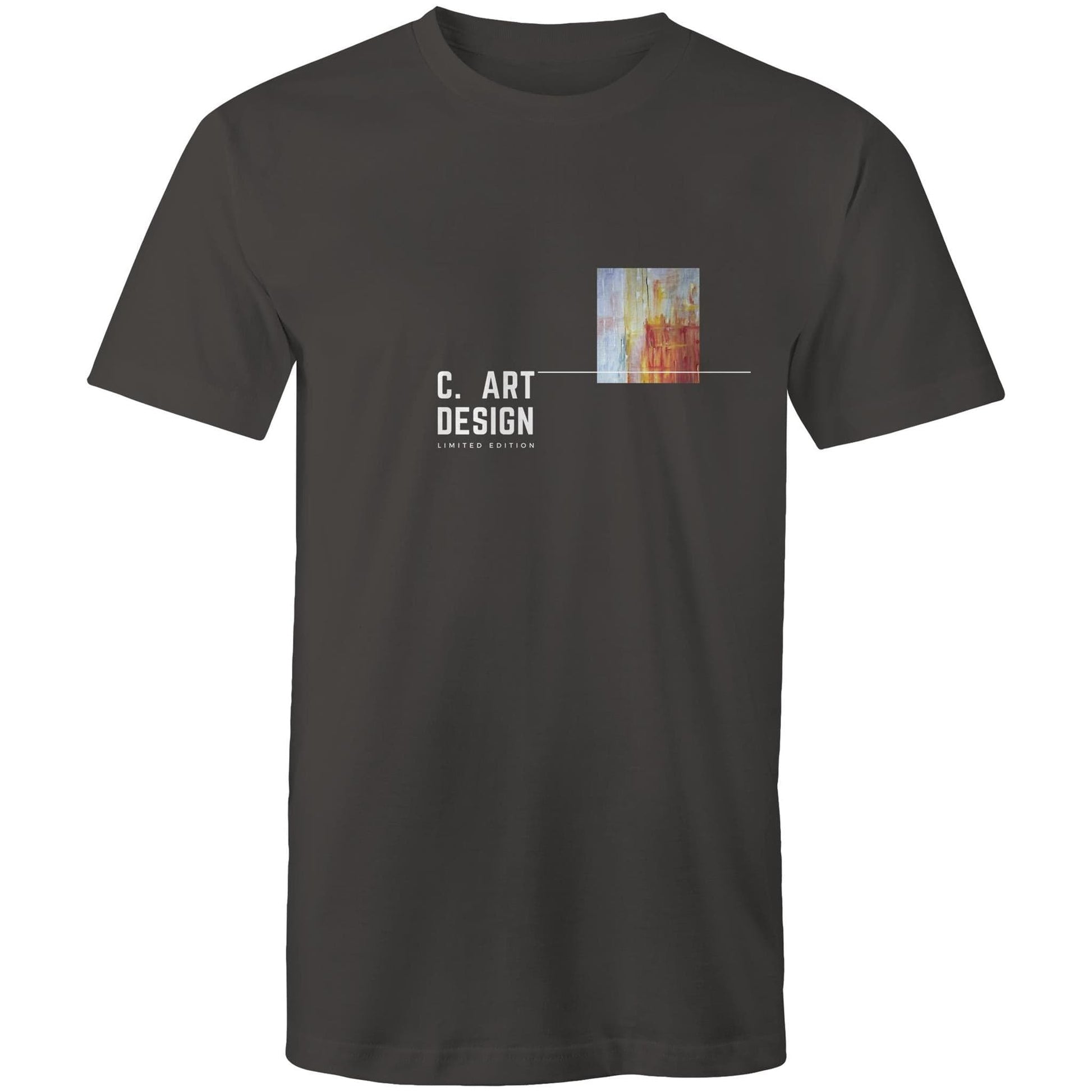 Charcoal / Small C.  Art Design - Abstract Limited Edition T-Shirt