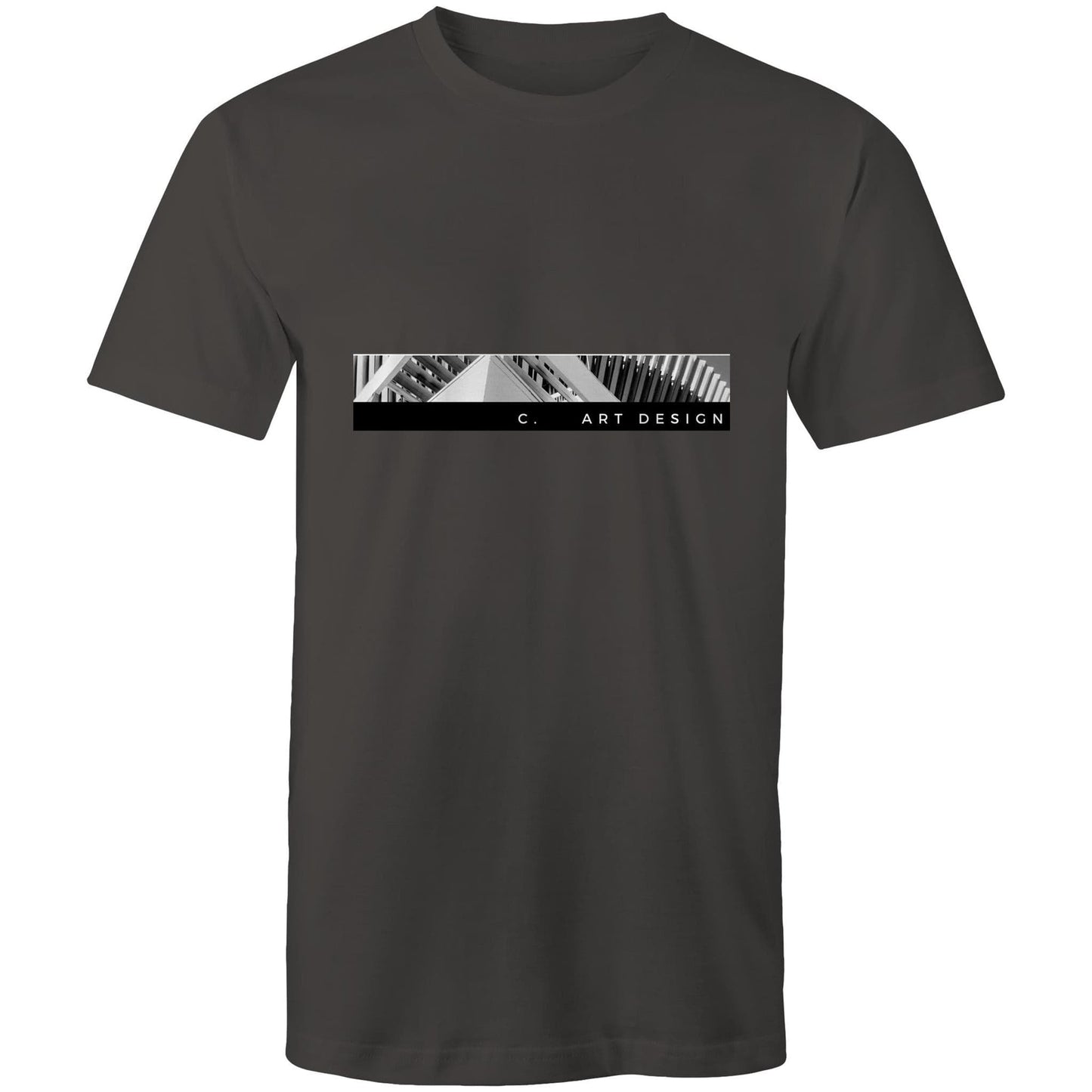 Charcoal / Small C. Art Design - Build Peak T-Shirt