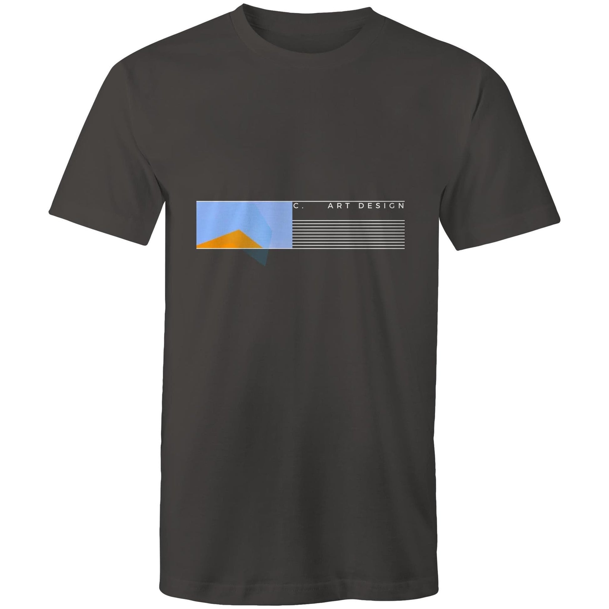 Charcoal / Small C. Art Design - Horizon Mens T-Shirt