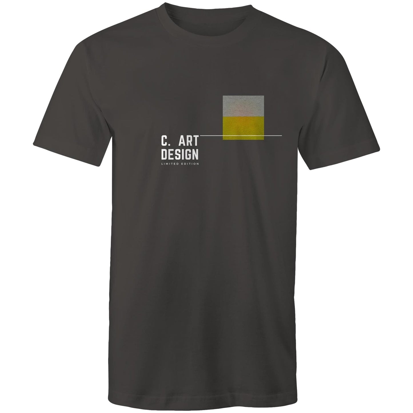 Charcoal / Small C. Art Design - Limited Edition Mens T-Shirt