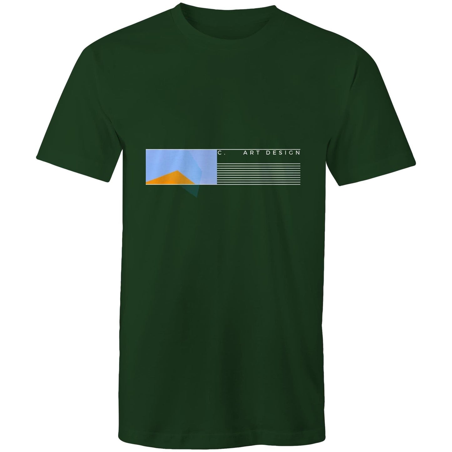 Forest Green / Small C. Art Design - Horizon Mens T-Shirt