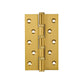 Hinges Large 128mm / Brass / Solid Brass Luxe Doorware - Solid Brass Gold Knurled Hinges