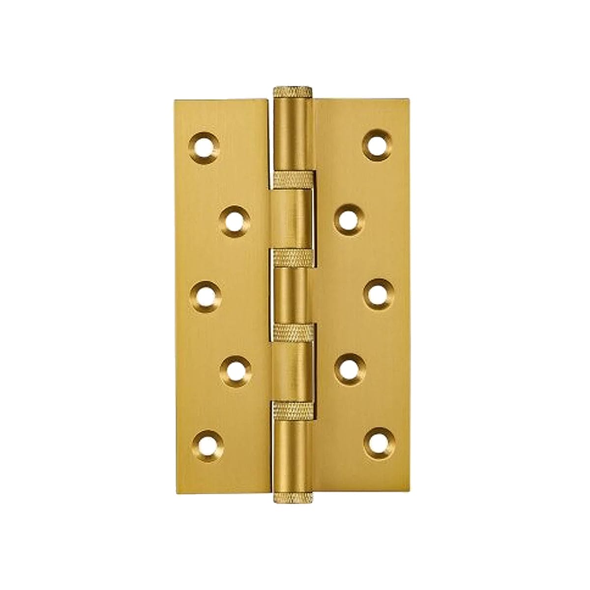 Hinges Large 128mm / Brass / Solid Brass Luxe Doorware - Solid Brass Gold Knurled Hinges