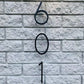 Bayside Luxe - Black Floating and Flush House Numbers 12.5cm - Baysideluxe