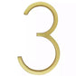 Bayside Luxe - Brass Floating and Flush House Numbers -12.5cm - Baysideluxe