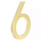 Bayside Luxe Modern Floating House Numbers - Gold 15cm - Baysideluxe
