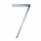 Bayside Luxe - Brushed Silver Floating and Flush House Numbers - 12.5cm - Baysideluxe