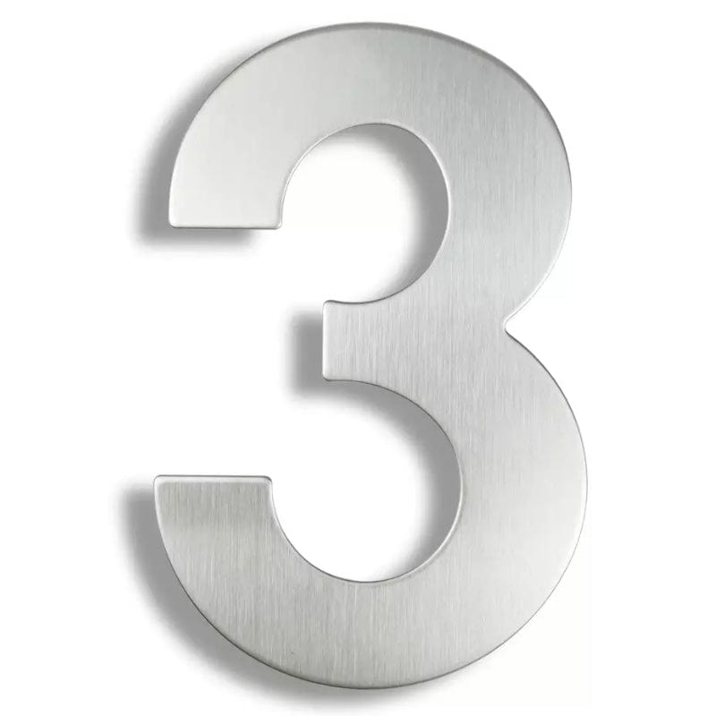 House Numbers Bayside Luxe Large Floating Numbers - Steel 200mm