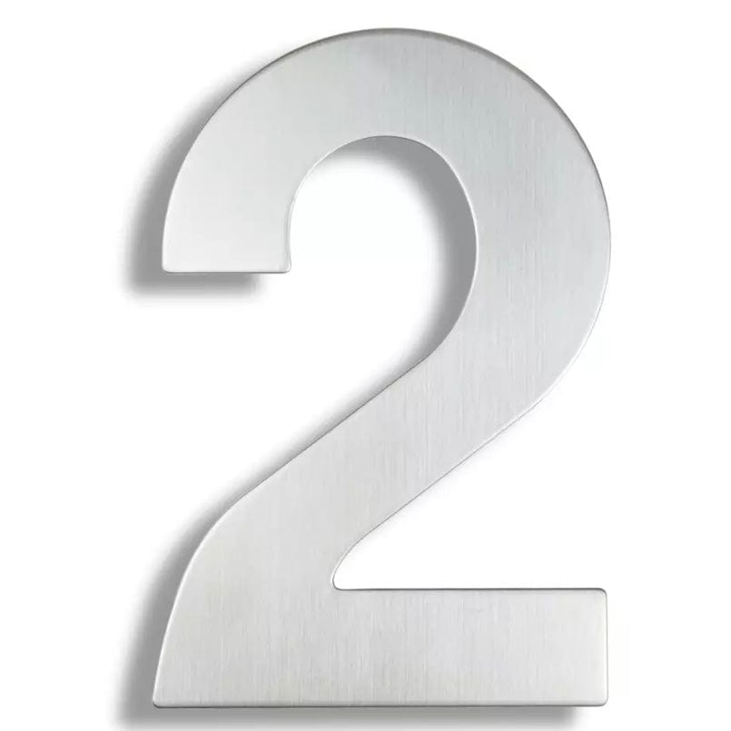 House Numbers Bayside Luxe XL Floating Numbers - Stainless Steel 300mm