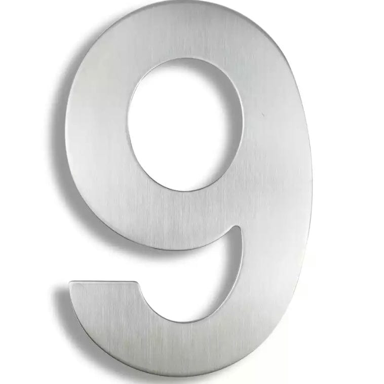 House Numbers Bayside Luxe XL Floating Numbers - Stainless Steel 300mm