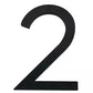 Modern Bayside Luxe Floating House Numbers - Black 15cm - Baysideluxe