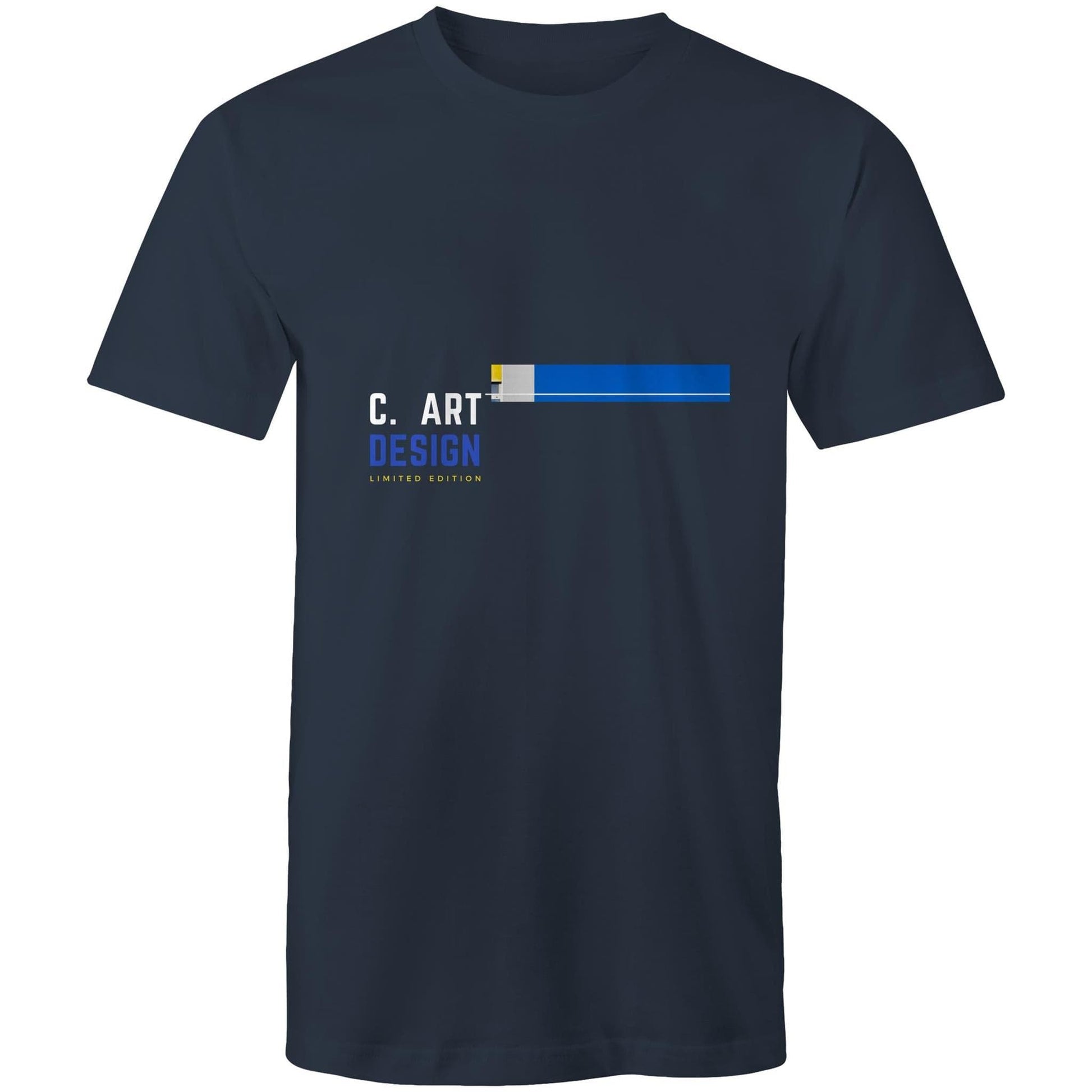 Navy / Small C. Art Design - Build Limited Edition T-Shirt