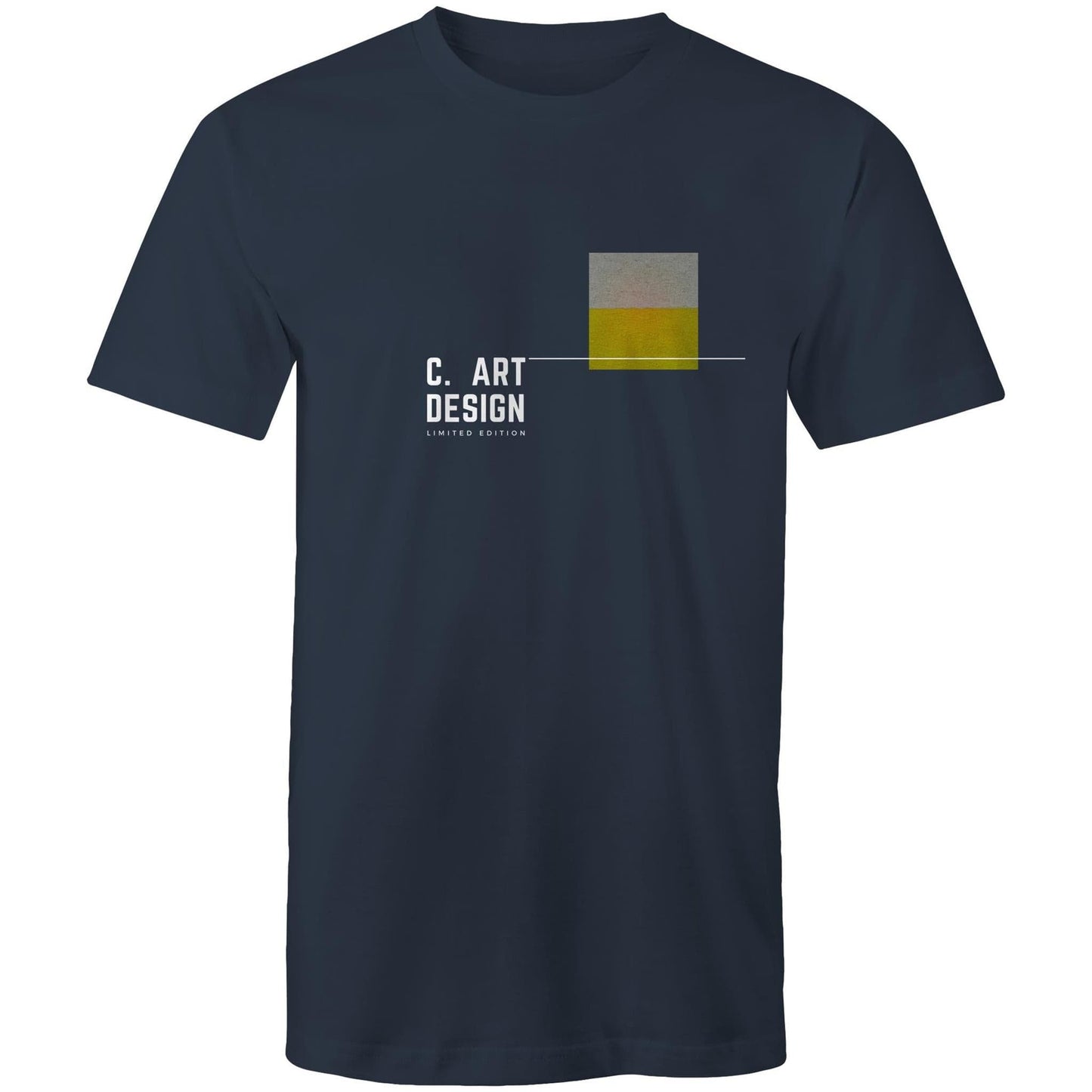Navy / Small C. Art Design - Limited Edition Mens T-Shirt