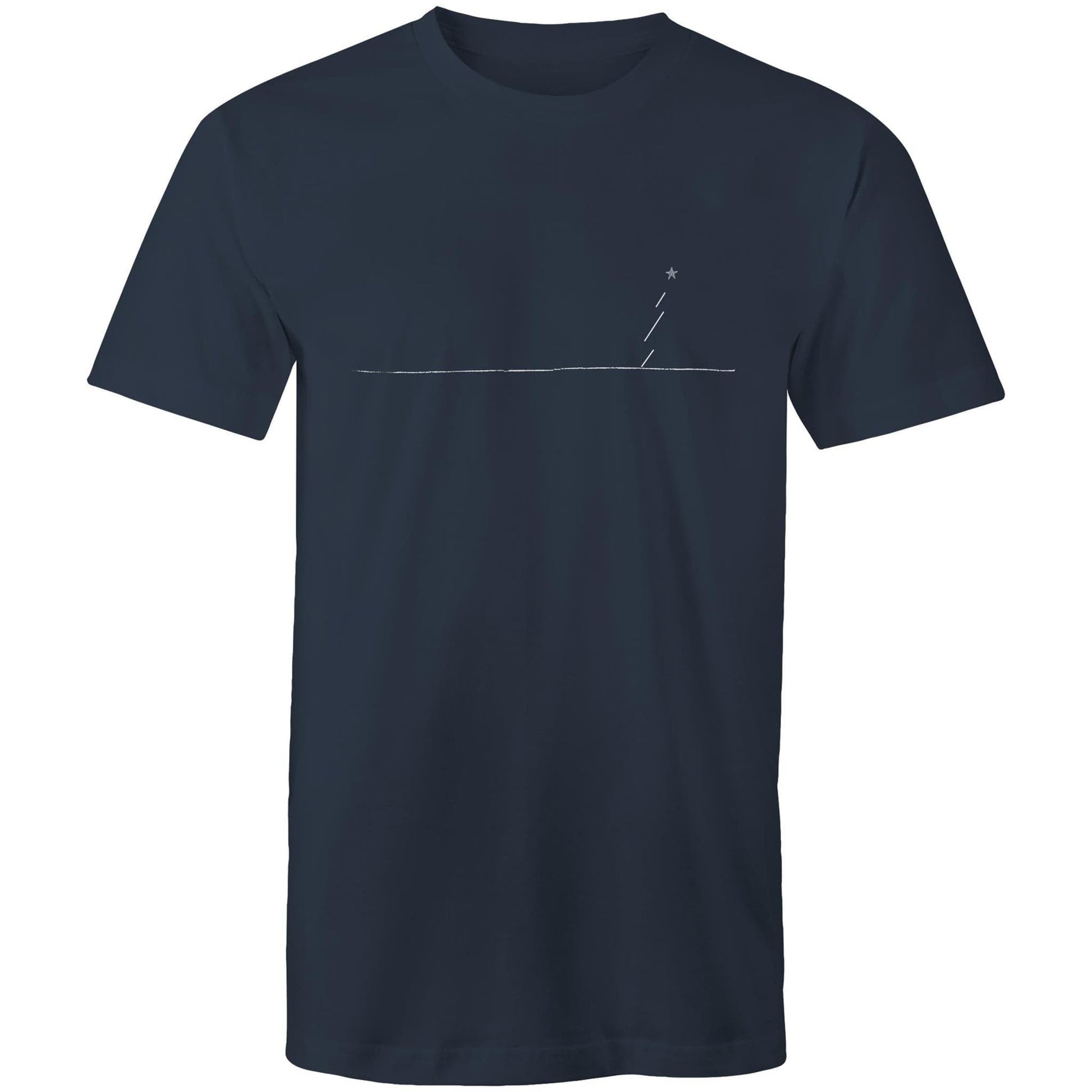 Navy / Small Minimalist Xmas - Men's T-Shirt