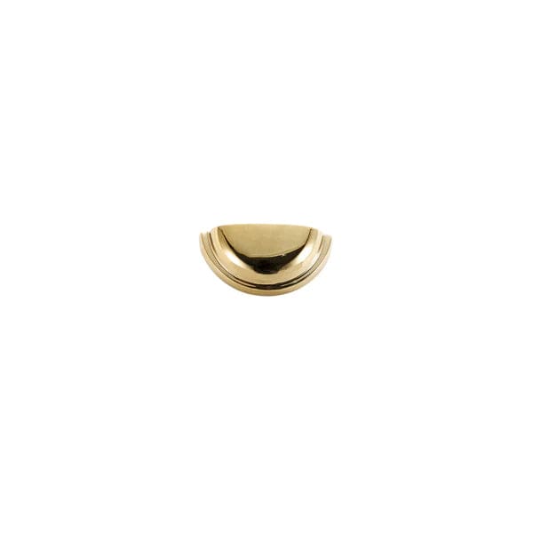 Polished Gold Bayside Luxe - Ascot Solid Brass Cup Pull