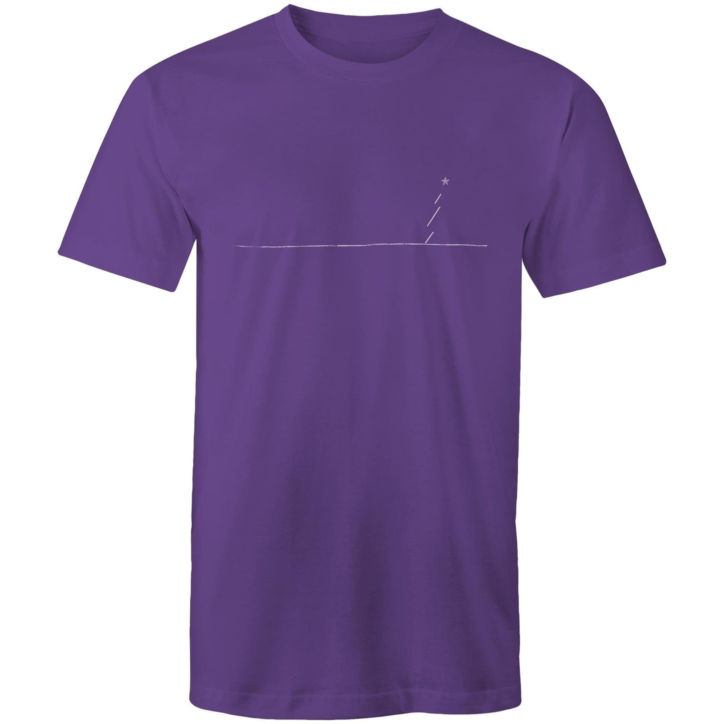 Purple / Small Minimalist Xmas - Men's T-Shirt