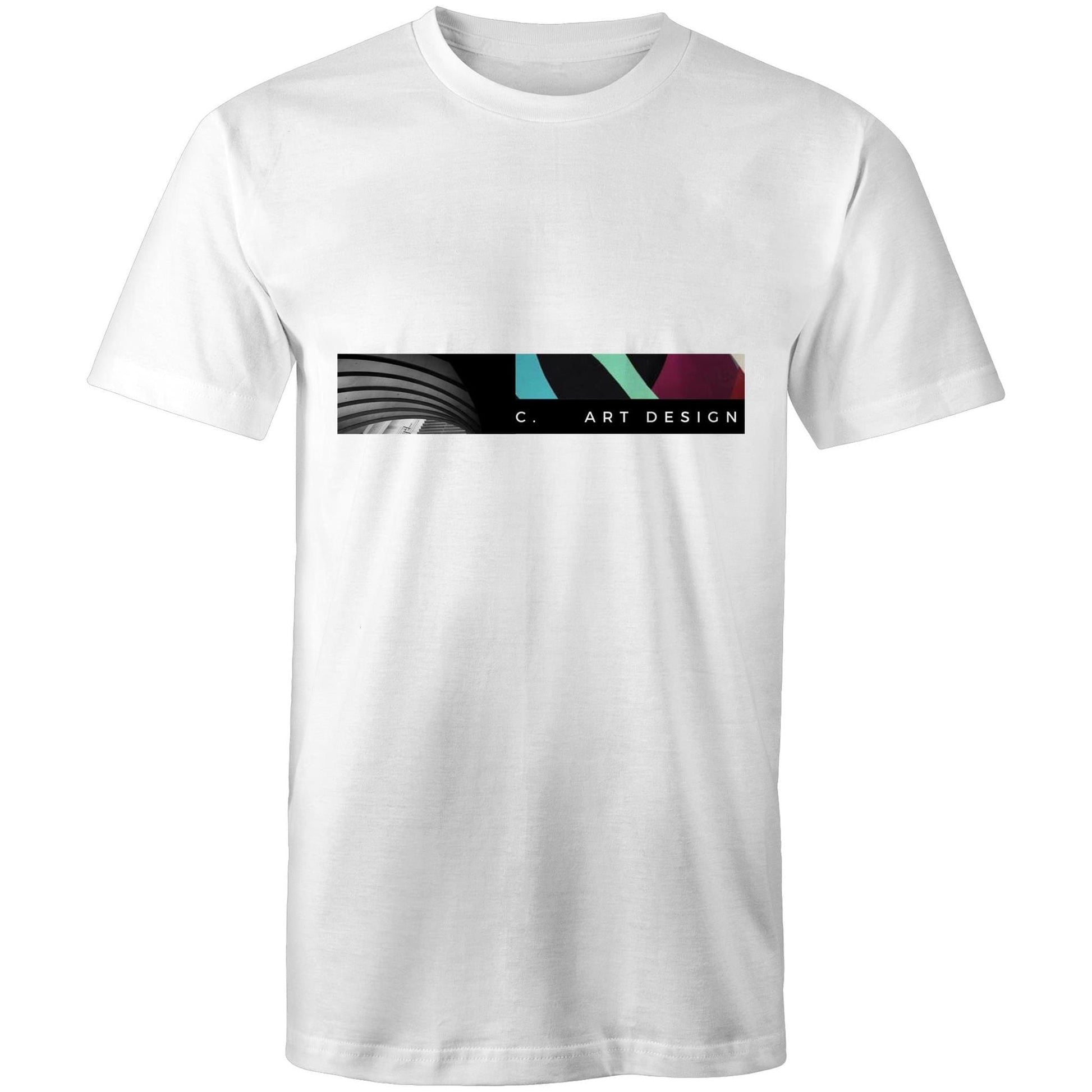 White / Small C. Art Design - Arc Men's T-Shirt
