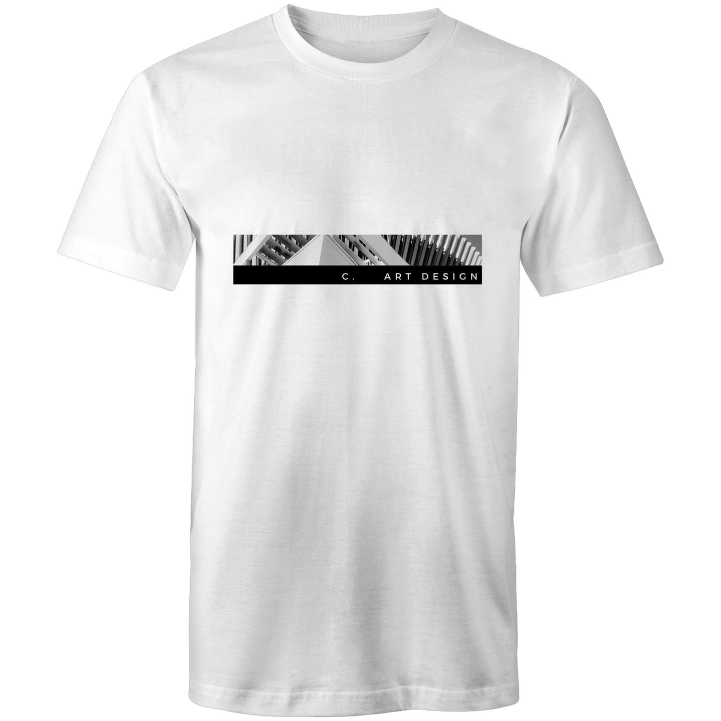 White / Small C. Art Design - Build Peak T-Shirt